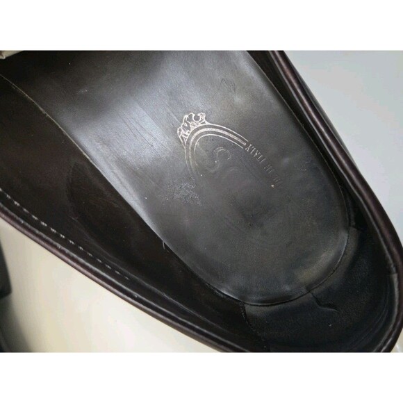 TOD’S Leather Slip-on Loafers Burgundy Oxblood Sz 11.5 Made In Italy, MSRP $700+ - Picture 7 of 16